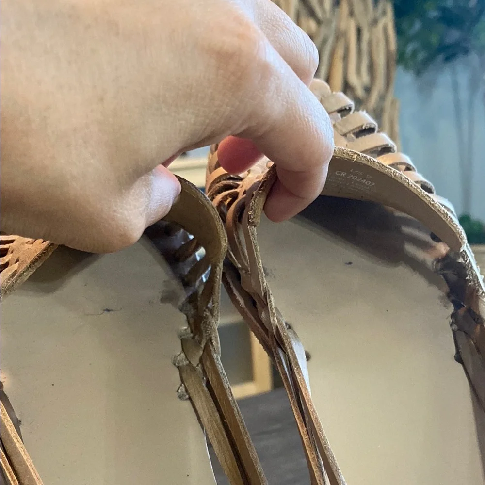 Women's Tan Leather Loafers - Picture 11 of 14